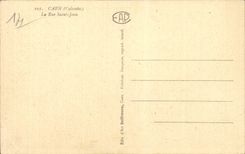 Caen - el santo Jean de la calle - CPA