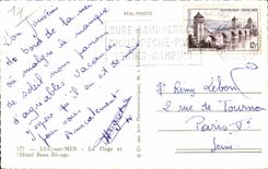 Luc sur Mer - La Plage et Hotel Beau Rivage - CPA