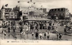 Trouville - La Plage et le Casino - CPA