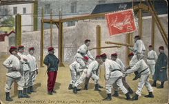 CPA Militaria Infantry the plays Gallic tournaments