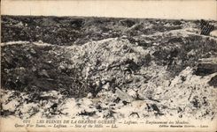 CPA Militaria ruins of the large war Laffaux Site of Moulins