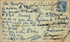 CPA Militaria ruins of the large war Laffaux Site of Moulins