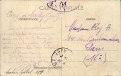 CPA Militaria la guerra grande Mailly 1914 la opinion panorAmica del campo