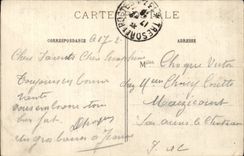 CPA Militaria the 1914 Bataille Great War of the Huiron Marne What remains village and machines