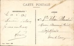 CPA Militaria the 1914 Metzeral Apres Great War the terrible combat from June 15th to 24th