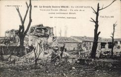 CPA Militaria Out of Champagne City on Peat a corner of this canton