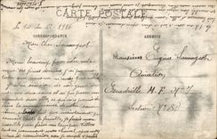 CPA Militaria Out of Champagne City on Peat a corner of this canton