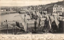 Honfleur - Vue d ensemble Bateaux - CPA 