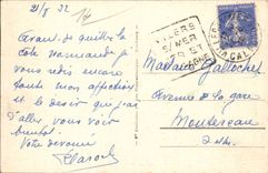 Villers sur Mer - Vue prise des Falaises - CPA