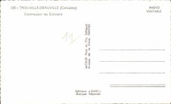 Trouville Deauville - Contre Jour au Calvaire - CPA