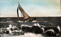 Deauville - Trouville - Walk at sea - CPA