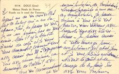 Pare - Native House of Pasteur - Frontage on the Canal of the Tanners - CPA