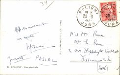 Poligny - View - CPA