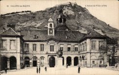 Saline les Bains - Town hall - CPA
