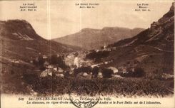 Saline les Bains - the Center of the City - CPA