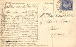 Saline les Bains - the Center of the City - CPA