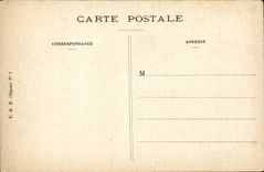 CPA Militaria War August 1914 a amLaye dangerous descent