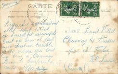 CPA Militaria Camp of Valbonne View of the tents