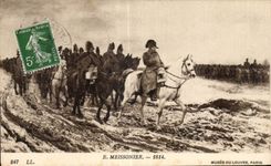 CPA Militaria Meissonnier 1814 Napoleon Museum of Louvre Paris