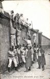 CPA Militaria Infanterie Escalade du mur 