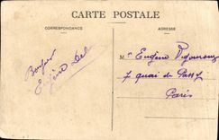 Campo de CPA Militaria del obispo de madera vision