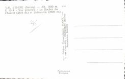 Valley Isere - View - the Rock of Charvet - CPA