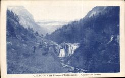 St Pierre Entremont - Cascade of Guiers - CPA
