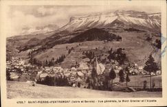 St Pierre Entremont - View - the Granier Mount - CPA