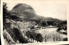 Grenoble - Le Quai des Allobroges - La Tronche et le Saint Eynard - CPA 