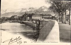 Grenoble - L Isere au Quai Claude Bernard - CPA 