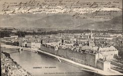 Grenoble - Vue Generale - CPA 