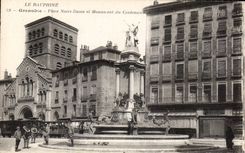 Dauphine - Grenoble - Place Notre Dame - CPA 