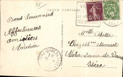 Winter in Vilard de Lans - View - CPA