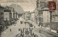 Grenoble - Place Notre Dame - Monument du Centenaire - CPA 