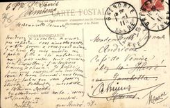 Grenoble - La Place Victor Hugo - Chaine des Alpes - CPA