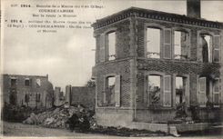 CPA Militaria Battles of the Courdemanges Marne On the road of Huiron