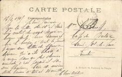 Episcopal CPA Militaria Reims Ruins of the palate of the gallery of the kings after the bombardment