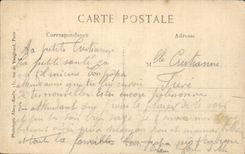 CPA the war 1914 floods of Yonne