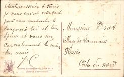 CPA Militaria French Dragons charging the uhlans