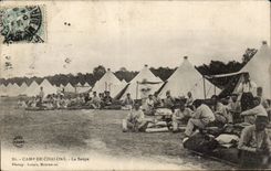 CPA Militaria Camp of Trawl-nets soup