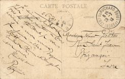 CPA Militaria Camp of Ruchard View of the tents