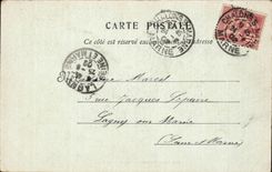 CPA Militaria Camping infantry Main street of the camp