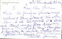 Saint Gaultier - La Creuse - CPA 