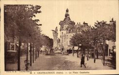 Chateauroux - La Place Gambetta - CPA 
