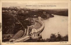 Eguzon - Le Barrage - Vue d Ensemble - CPA 