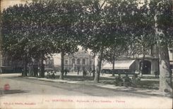 Montpellier - Place Comedie - Theatre - CPA 