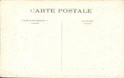 CPA Militaria War of 1914 Peronne La German devastation Statue of Pitch remplacee Catherine by a mannequin