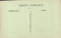 CPA Militaria the large war 1914 1918 Saint Hilaire Large the frontage of church