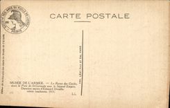 CPA Militaria Museum of armed Paris the review with the Guides in the park of German St under the second Empire