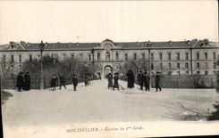 CPA Montpellier Caserne du 2eme genie